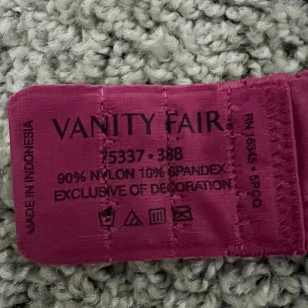 Vanity Fair Bra  Plumberry 38B 36C 38C 36D NWT - Picture 5 of 7